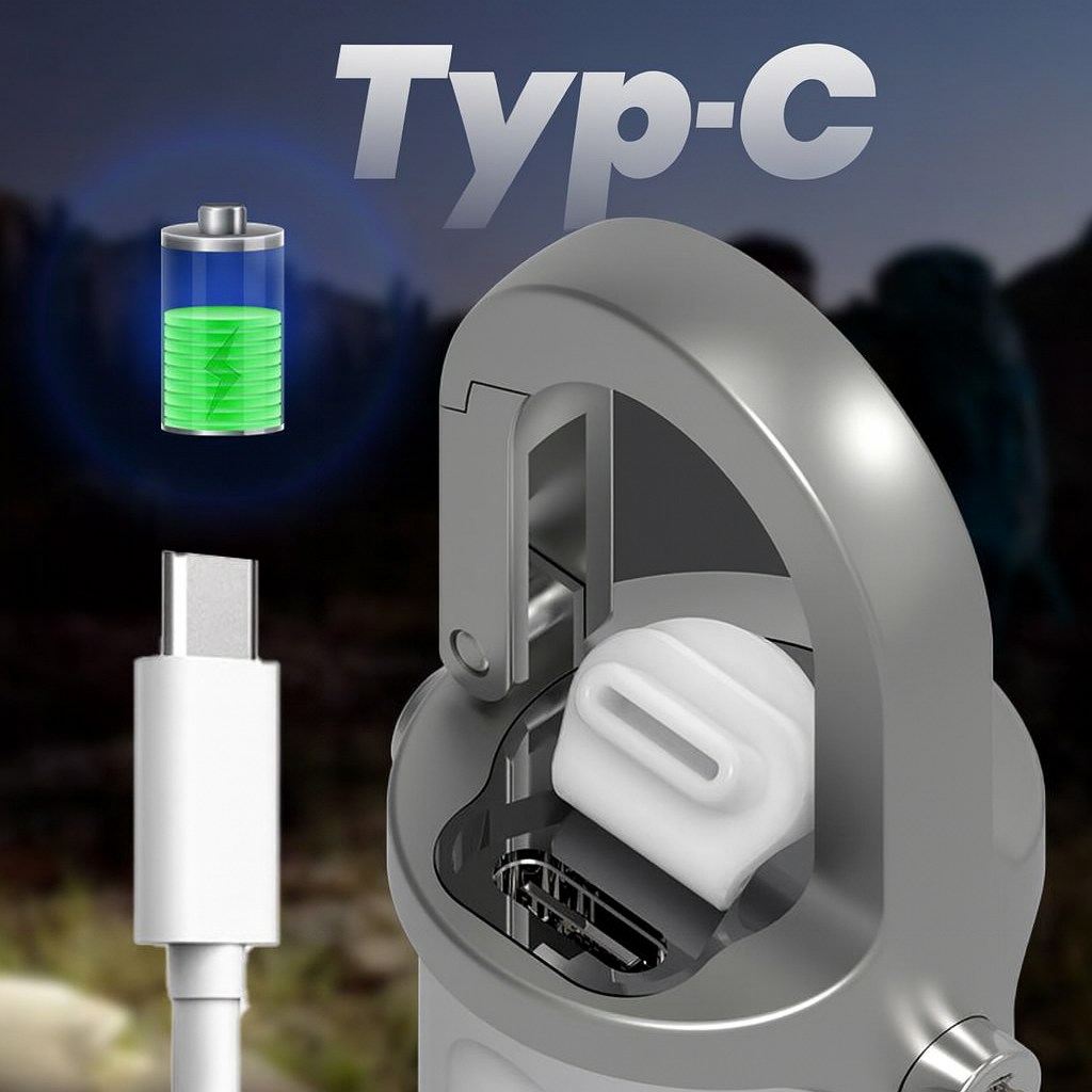 Handheld Flashlight – Always Ready with Maximum Brightness
