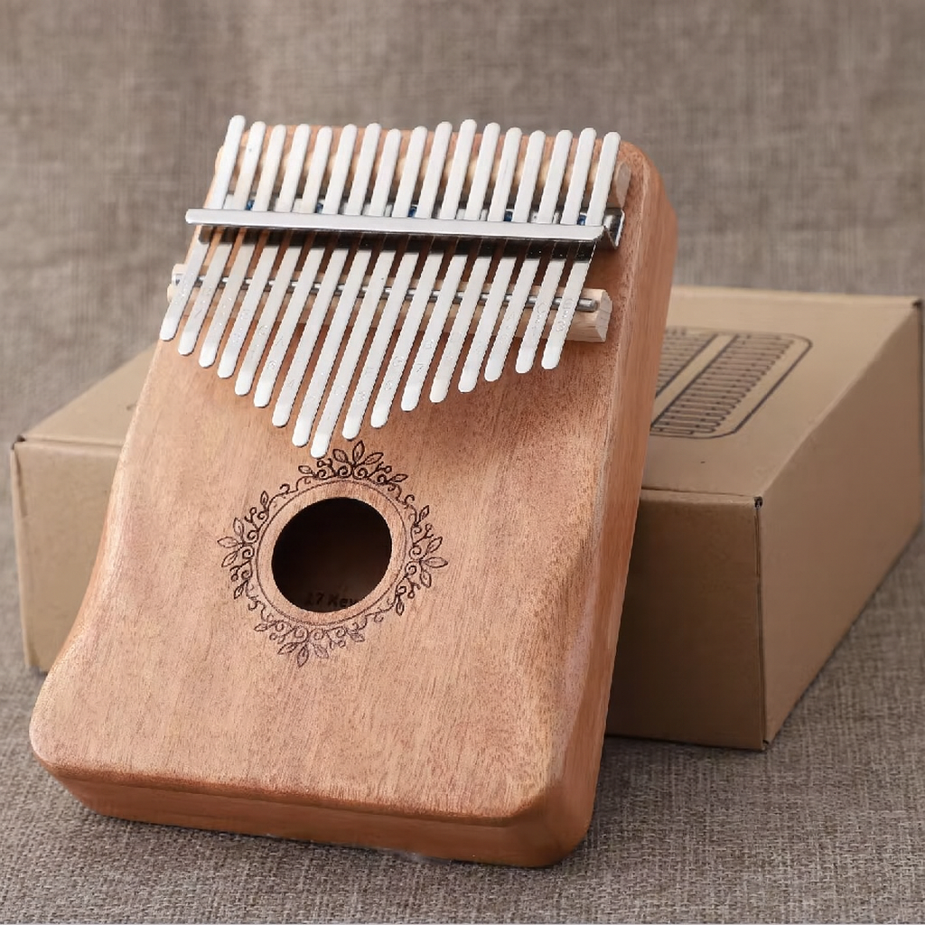 Kalimba Musical Instrument – Soothing Sounds from Natural Mahogany