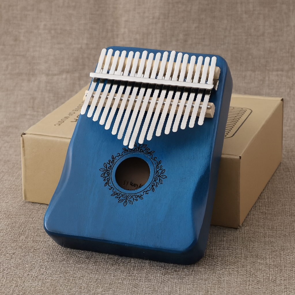 Kalimba Musical Instrument – Soothing Sounds from Natural Mahogany