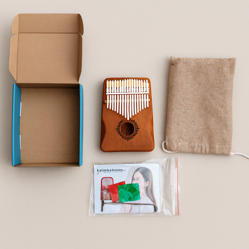 Kalimba Musical Instrument – Soothing Sounds from Natural Mahogany