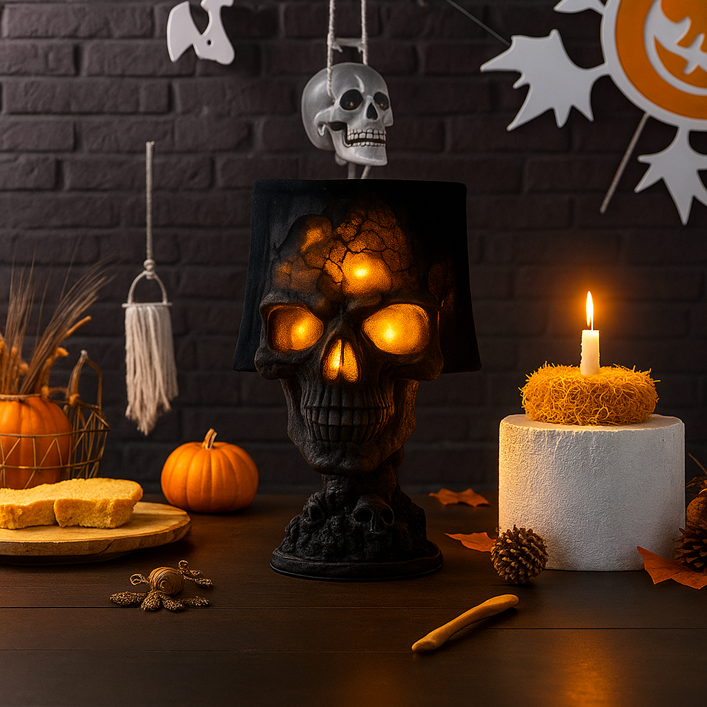 Dark Skull Light Source for Your Space