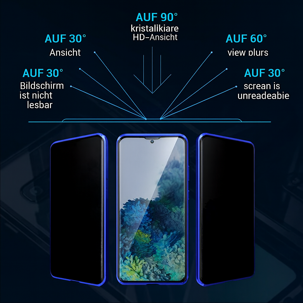 Magnetic Phone Case with Built-in Privacy Protection