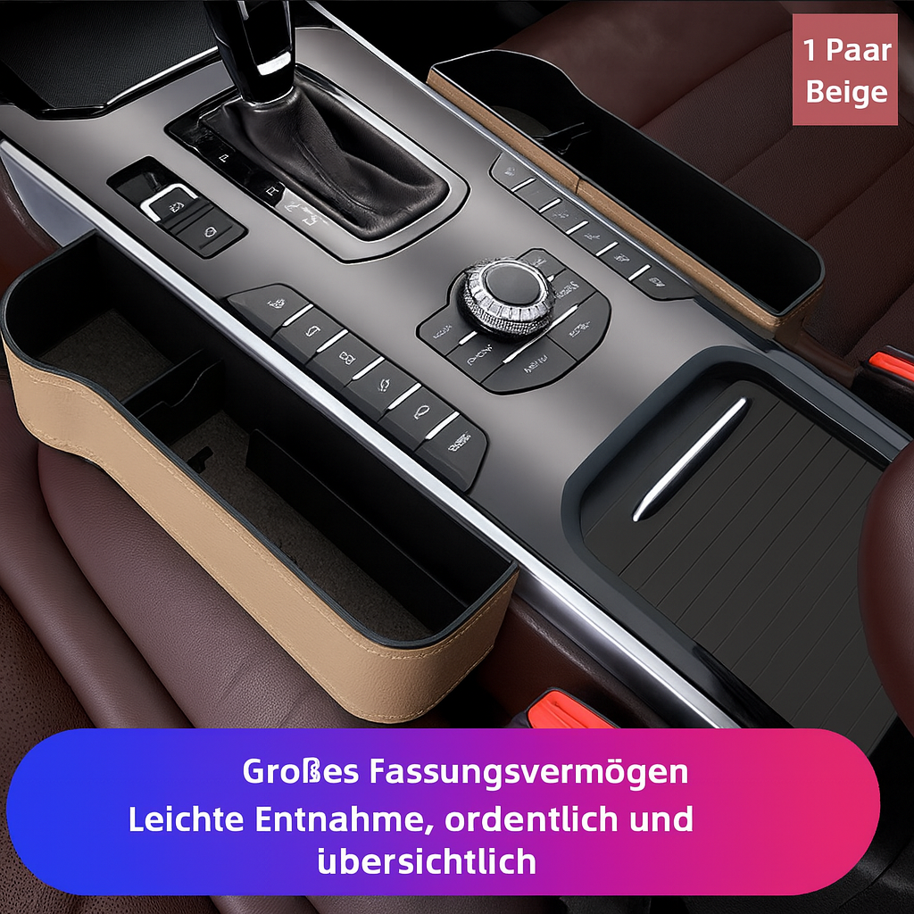 Car Seat Organizer in Leather – DriveMate Style