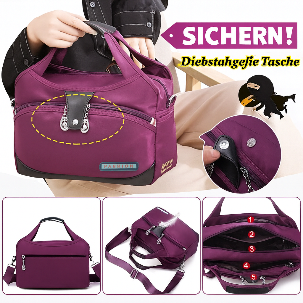 Handbag with Built-in Theft Protection – SafeTote Alternative