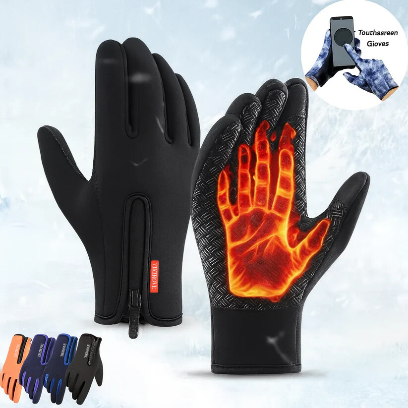 Unisex Thermal Touch Screen Windproof Gloves for Cycling & Outdoor Sports