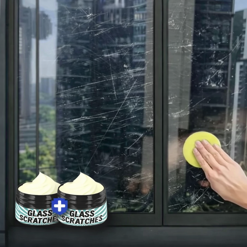 Glass Scratch Remover Cream for Windows and Vehicles