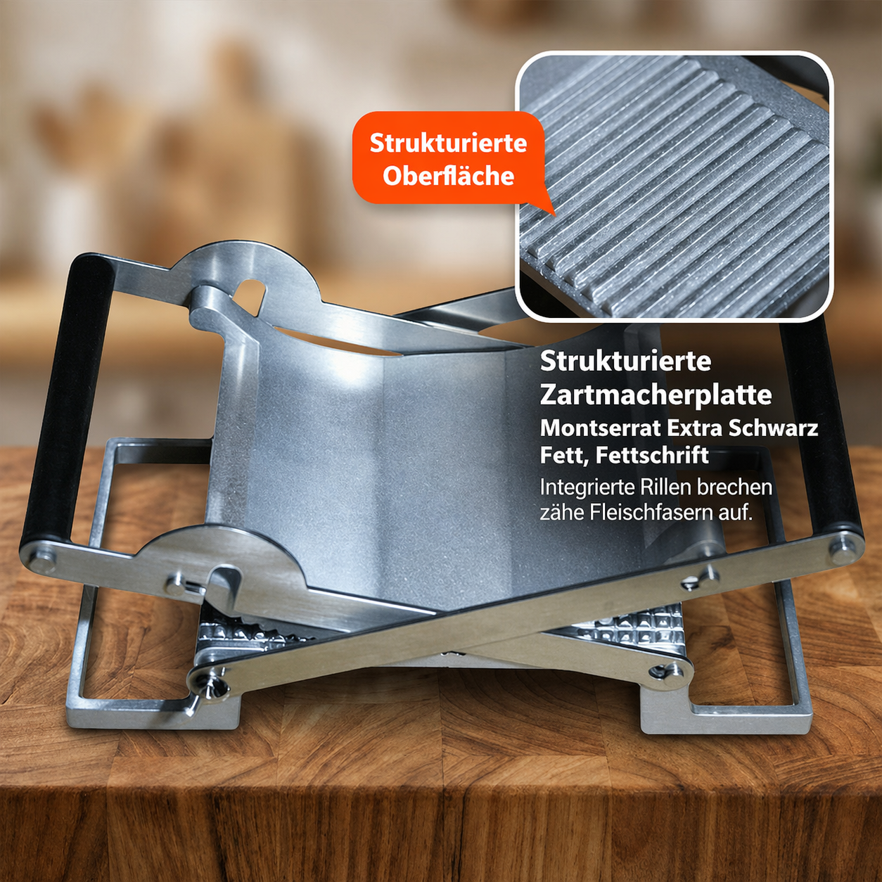 Long-lasting Meat Press for Evenly Shaped Cutlets