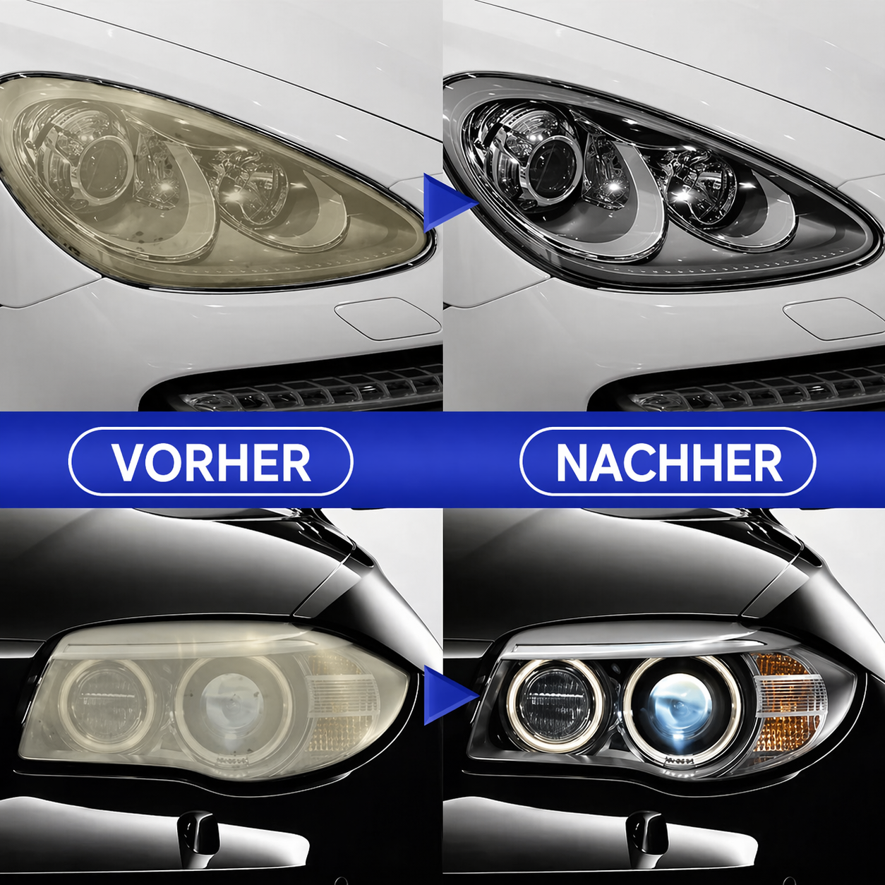Car Headlight Restoration Kit