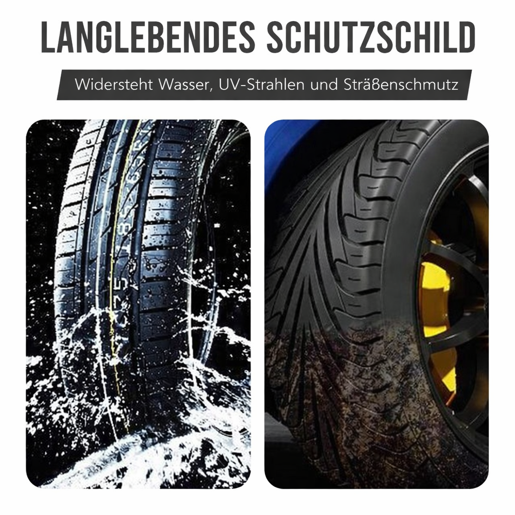 Deep Black Tire Shine for Lasting Protection and Stunning Finish