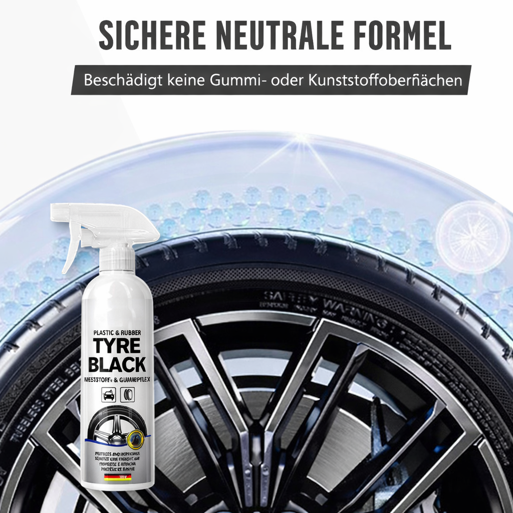 Deep Black Tire Shine for Lasting Protection and Stunning Finish