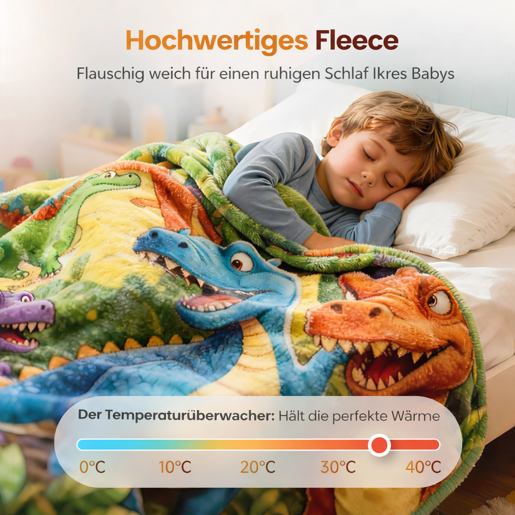 Cozy Dinosaur Blanket for Peaceful Nights and Happy Kids