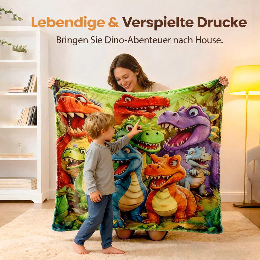 Cozy Dinosaur Blanket for Peaceful Nights and Happy Kids