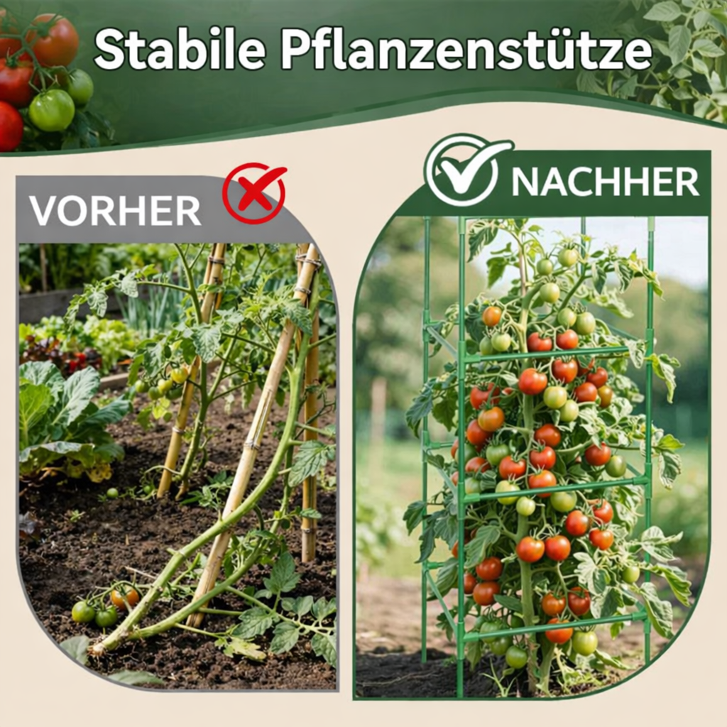 Grow Support for Strong Plants - Easy Uprighting System