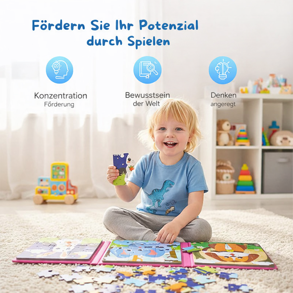 Magnetic Puzzle Book for Kids – Instant Favorite!