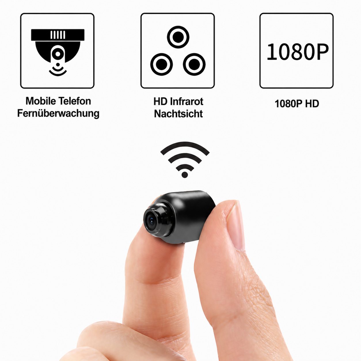 Mini Wi-Fi Surveillance Camera with Night Vision