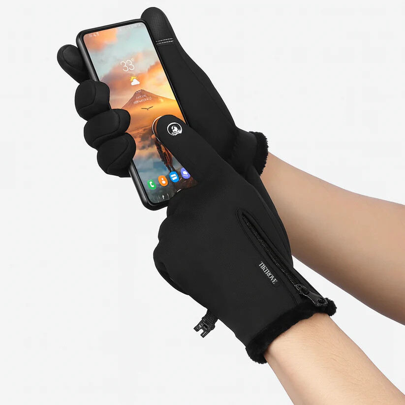 Unisex Thermal Touch Screen Windproof Gloves for Cycling & Outdoor Sports