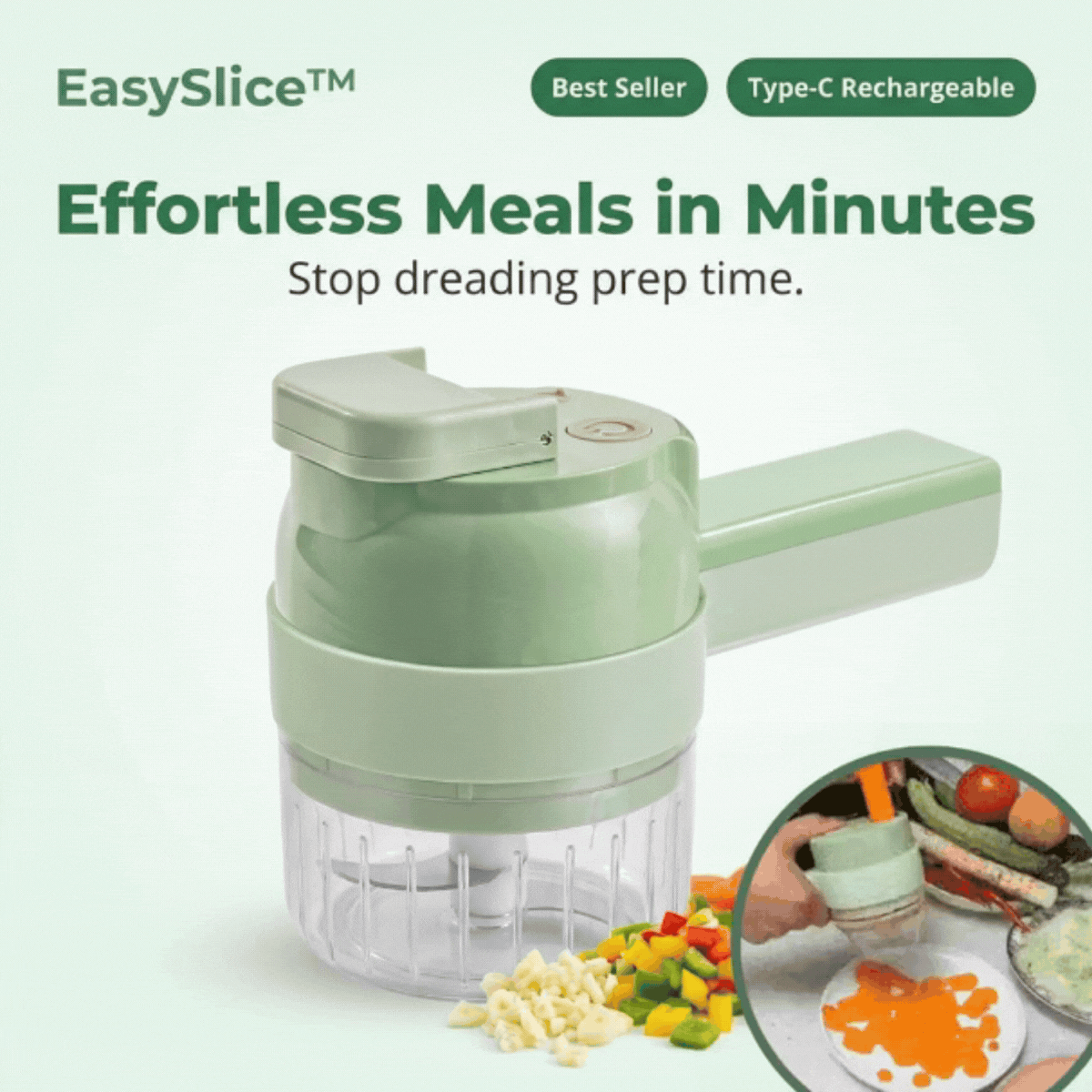 EasySlice - Turn Kitchen Chaos into Effortless Meals in Minutes