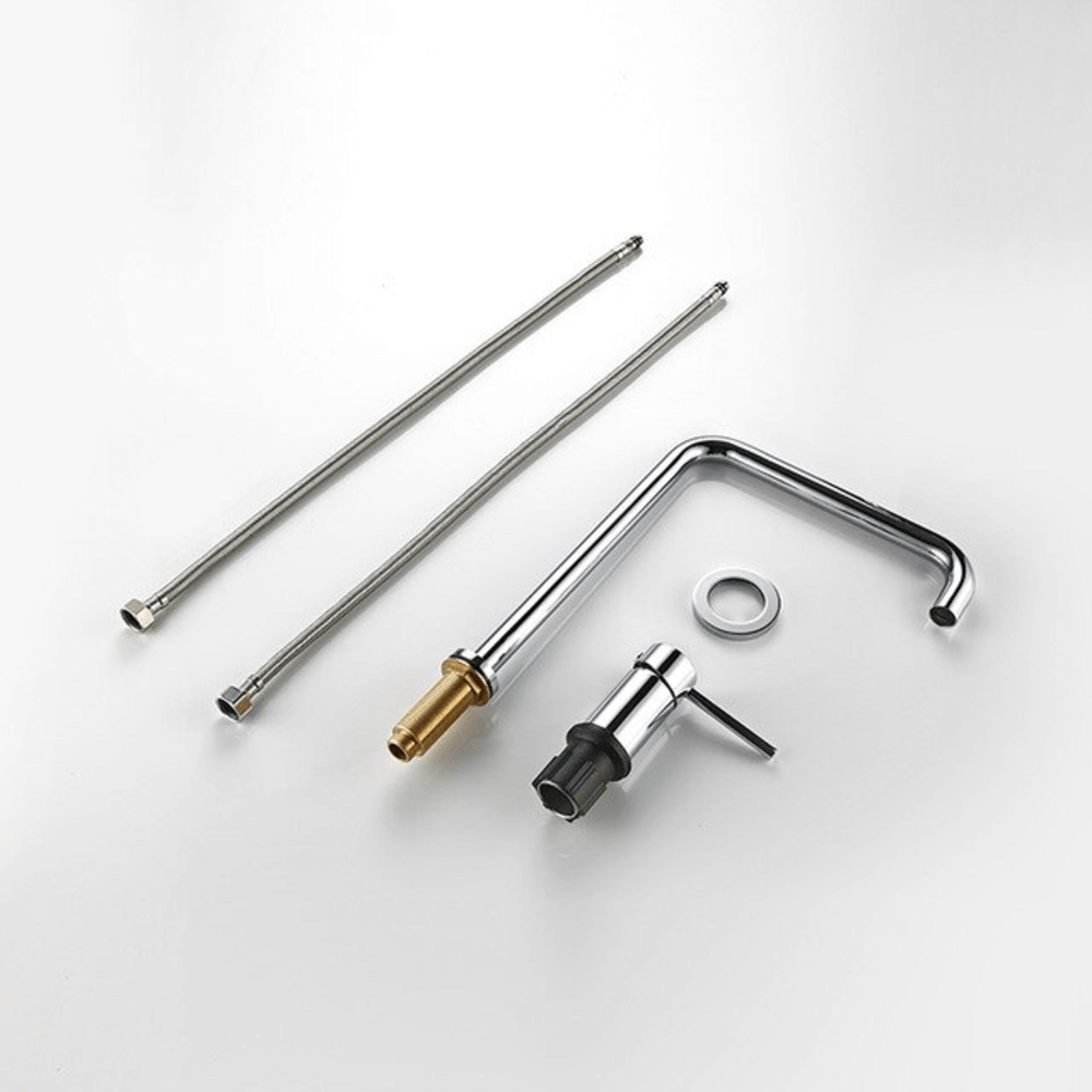Modern Solid Brass Kitchen Faucet - Durable and Stylish Design