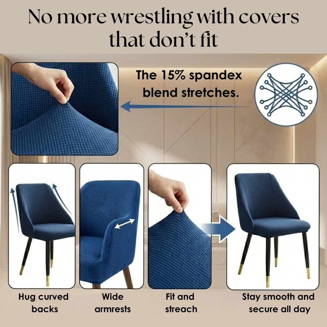 Chairmella™ – Universal Fit Chair Cover