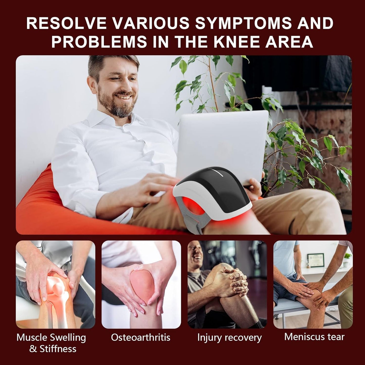 Bundle of Two Laser Therapy Massagers for Pain Relief