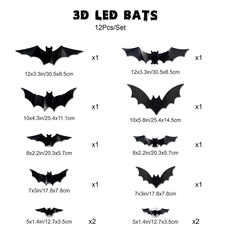 🦇 Spooky 3D Bats
