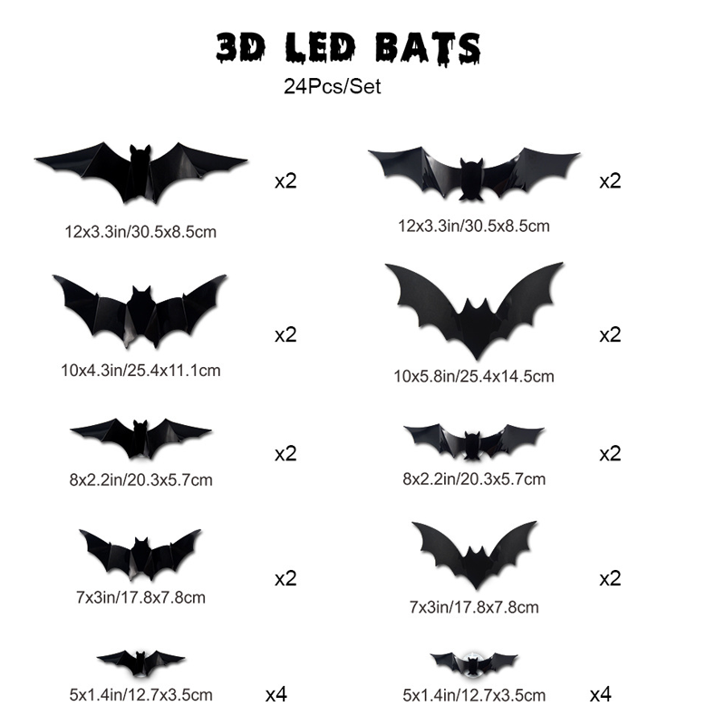 🦇 Spooky 3D Bats
