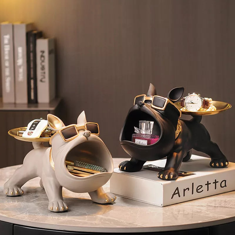 Your New Butler - 100% Perfectly Emulated Statue of French Bulldog