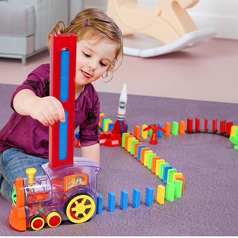 Automatic Domino Train Toy