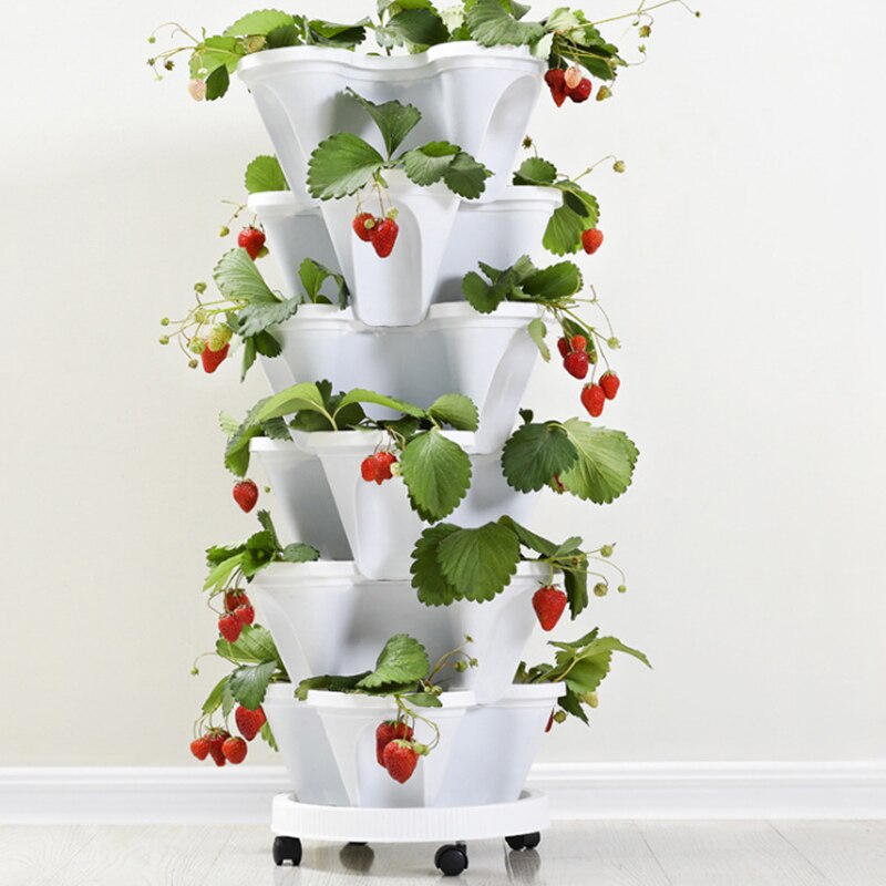 Products Stacked Pots for Growing Vegetables and Fruit