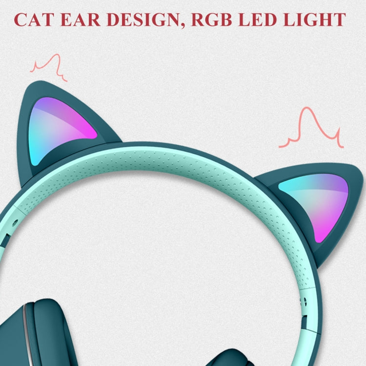 LED Cat Ear Gaming Headset with USB and 3.5mm Connection
