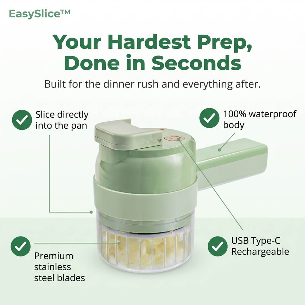 EasySlice - Turn Kitchen Chaos into Effortless Meals in Minutes