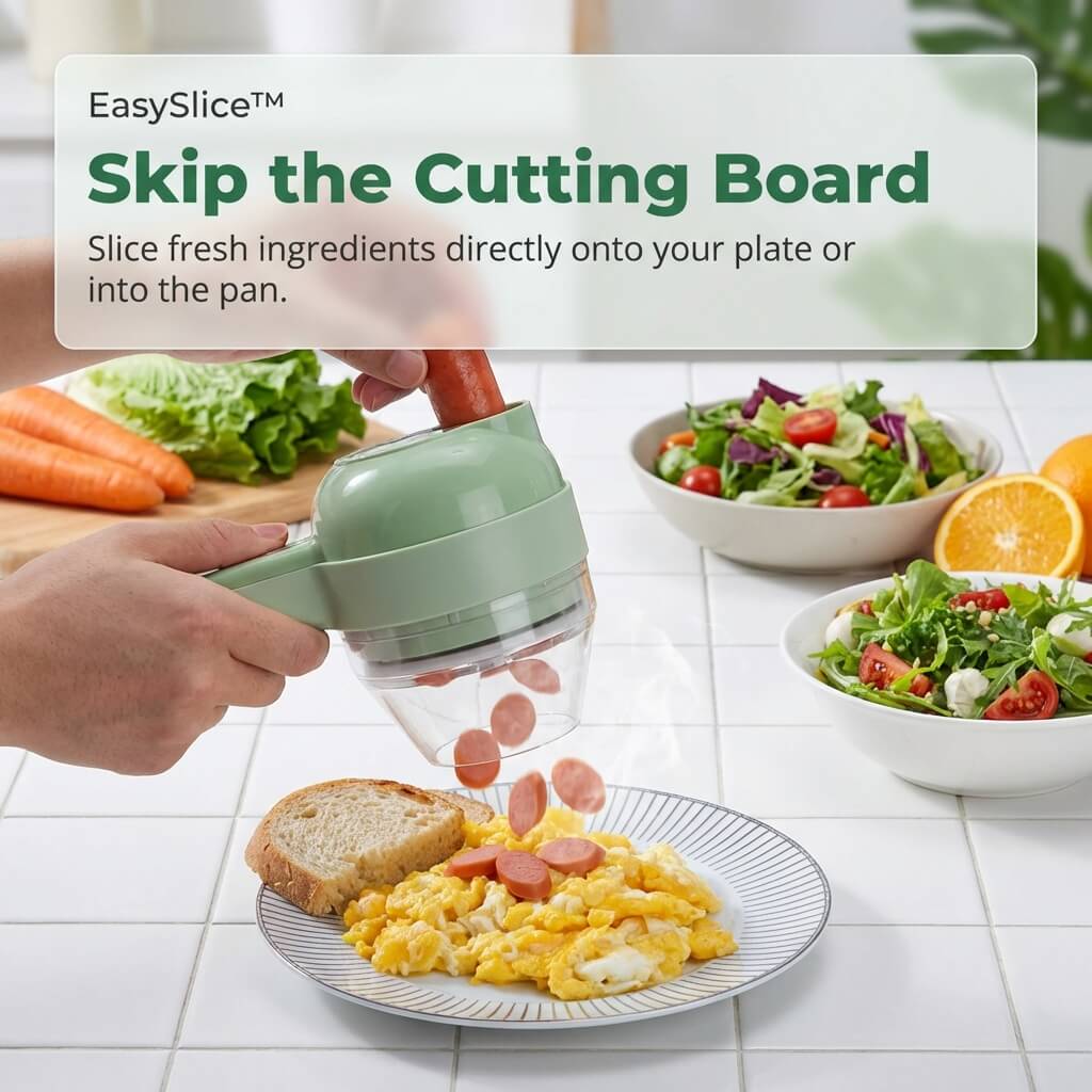 EasySlice - Turn Kitchen Chaos into Effortless Meals in Minutes