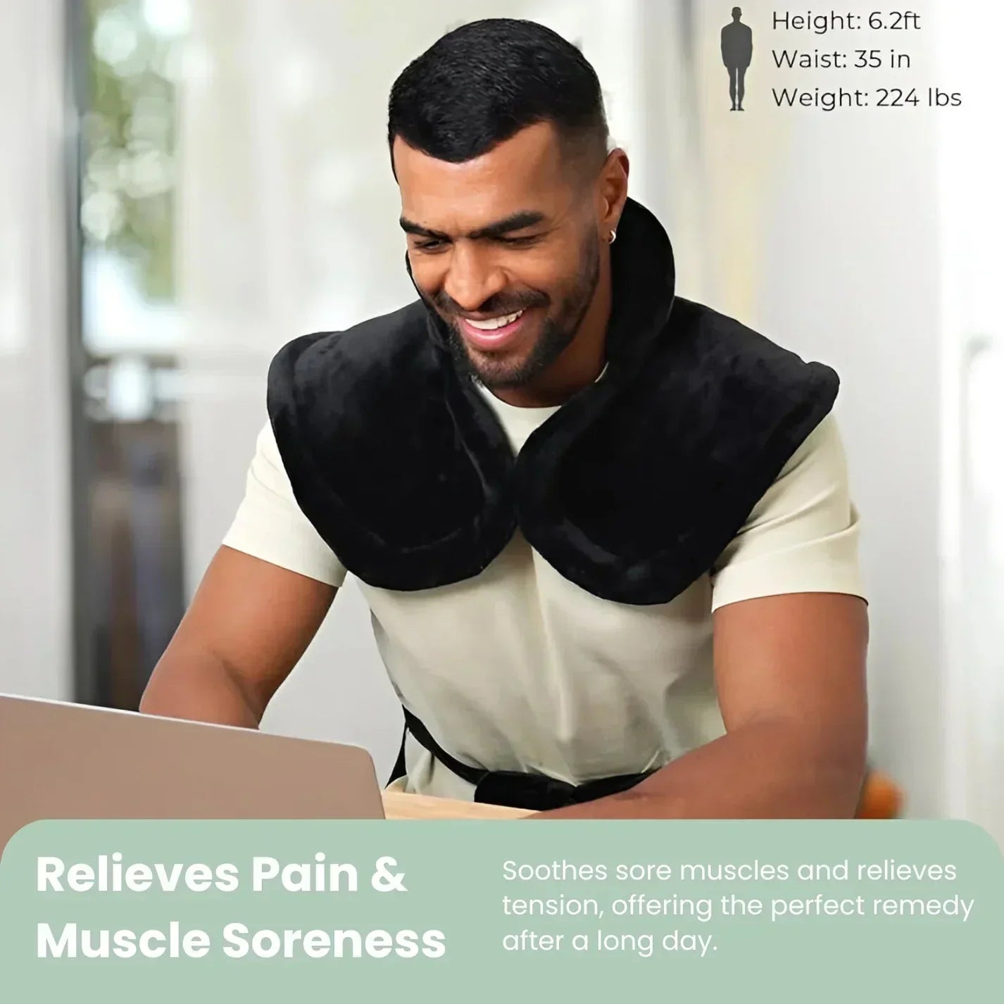 Heating Cushion for Back Pain Relief – Comfortable Support for Home Relaxation