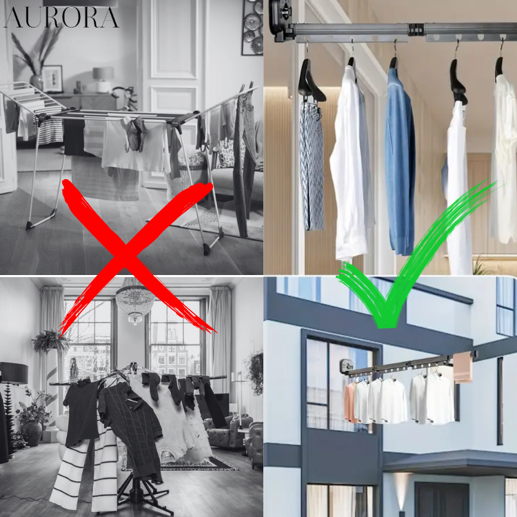FlexRack Pro – Dry Your Laundry Anywhere, Space-Saving & Effortless!
