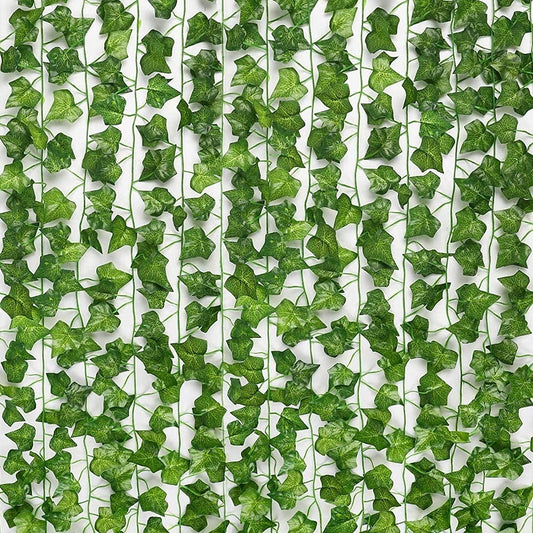 24pcs 158 Feet Fake Ivy Leaves Fake Vines Artificial Ivy, Silk Ivy Garland Greenery Artificial Hanging Plants for Wedding Wall Decor, Party Room Decor - If you say i do