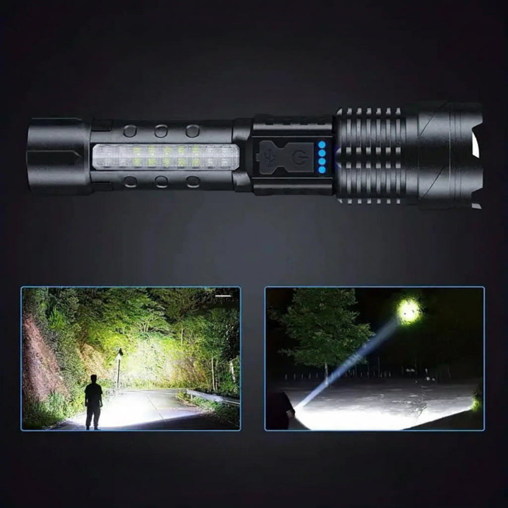 5000 Lumen Tactical Flashlight for Outdoor Use