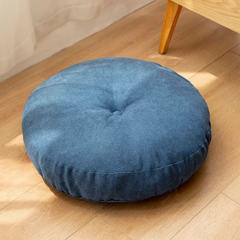Comfortable Round Cushion for Yoga and Meditation – Floor Support Pillow for Mindfulness and Relaxation