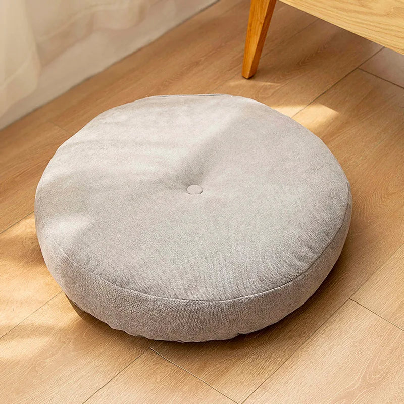 Comfortable Round Cushion for Yoga and Meditation – Floor Support Pillow for Mindfulness and Relaxation