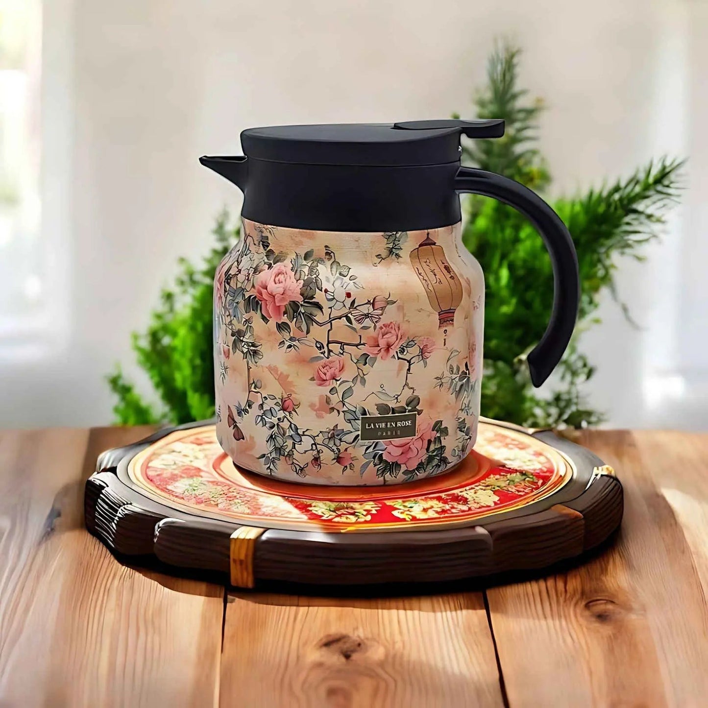 Florica - Vintage Floral Insulated Tea Pot