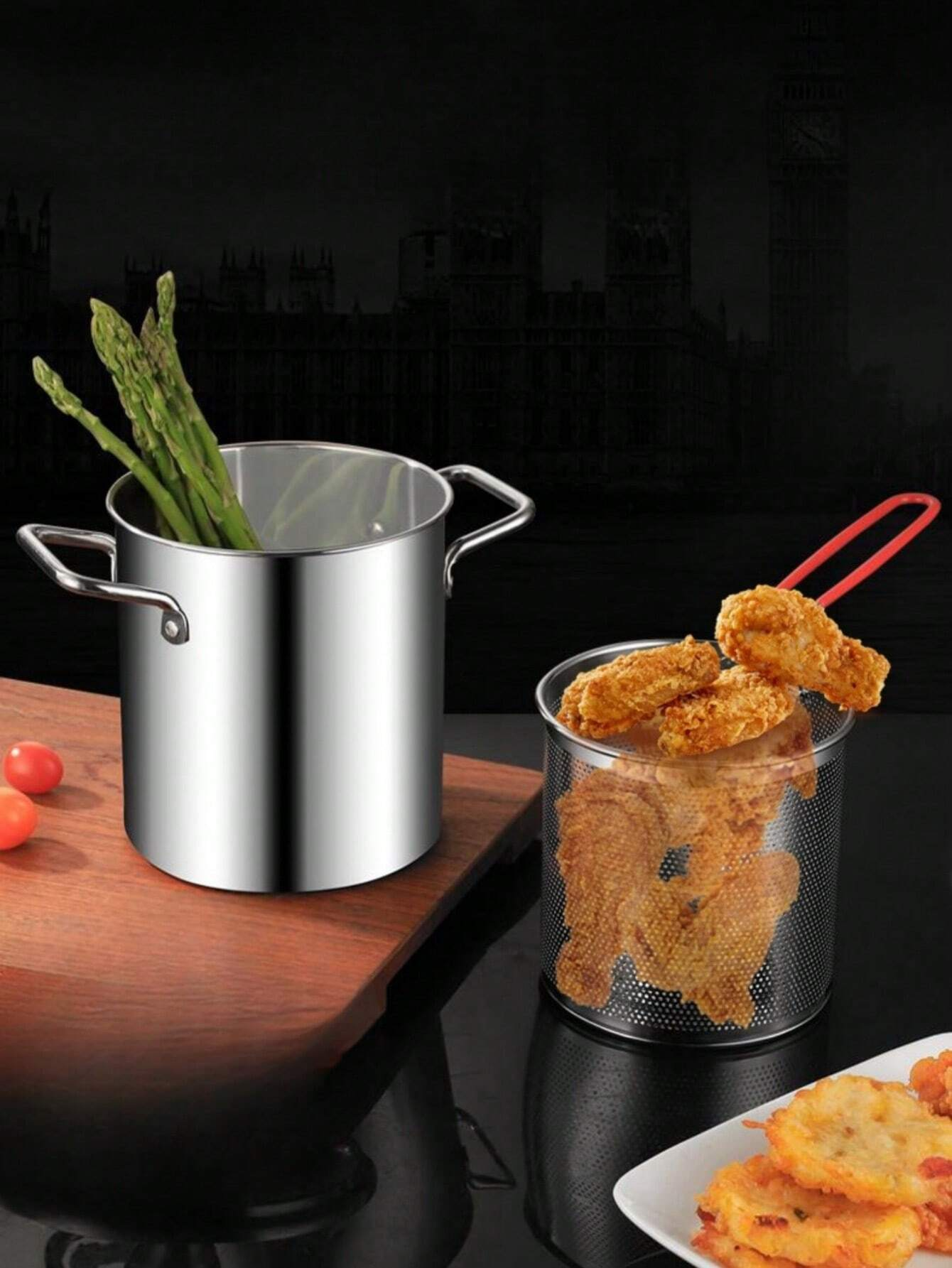 Fryer for Crispy Snacks with Reduced Oil Use