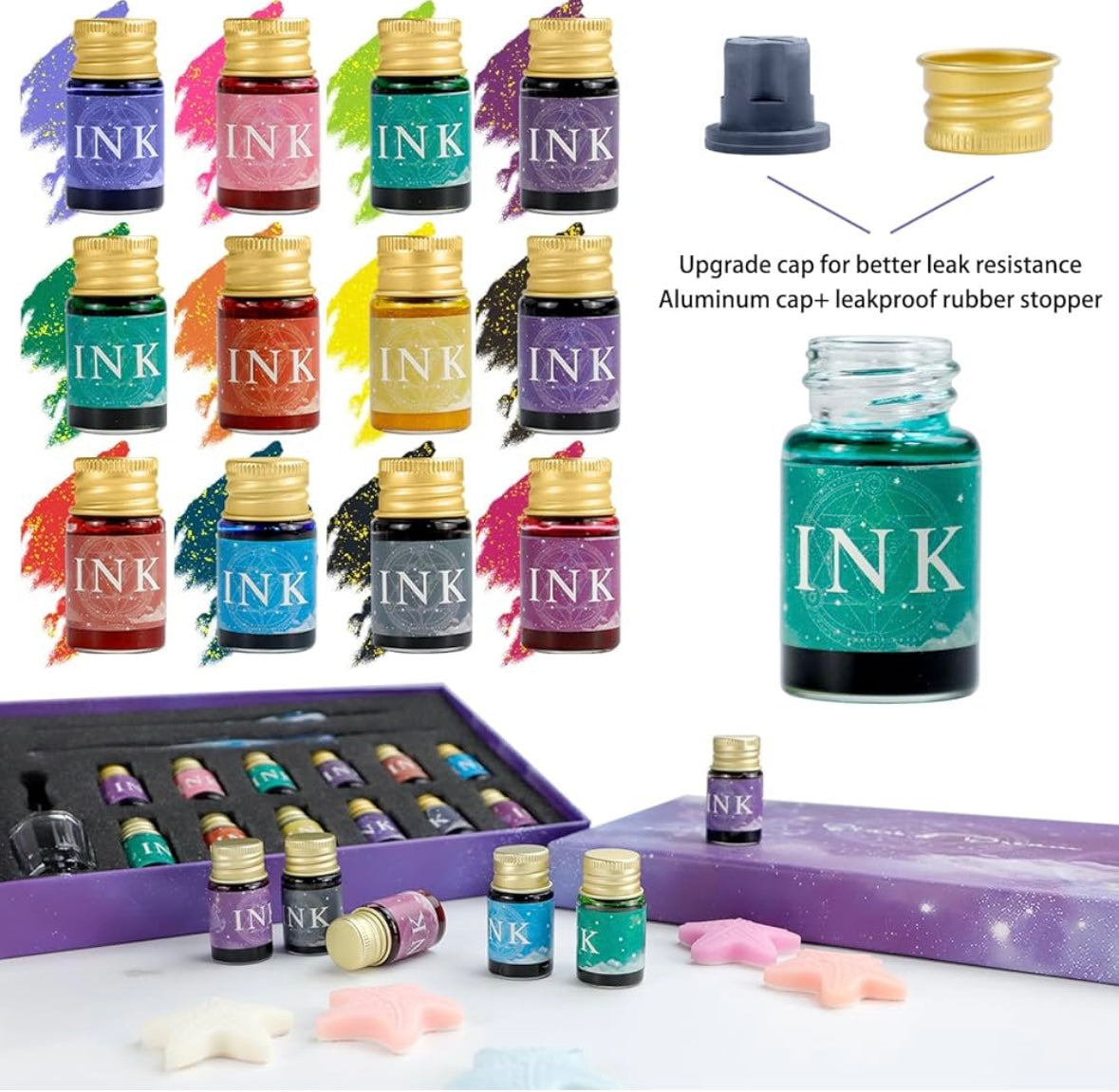 Crystaldip Magic Pen Glass Dip Pen Set for Calligraphy and Art