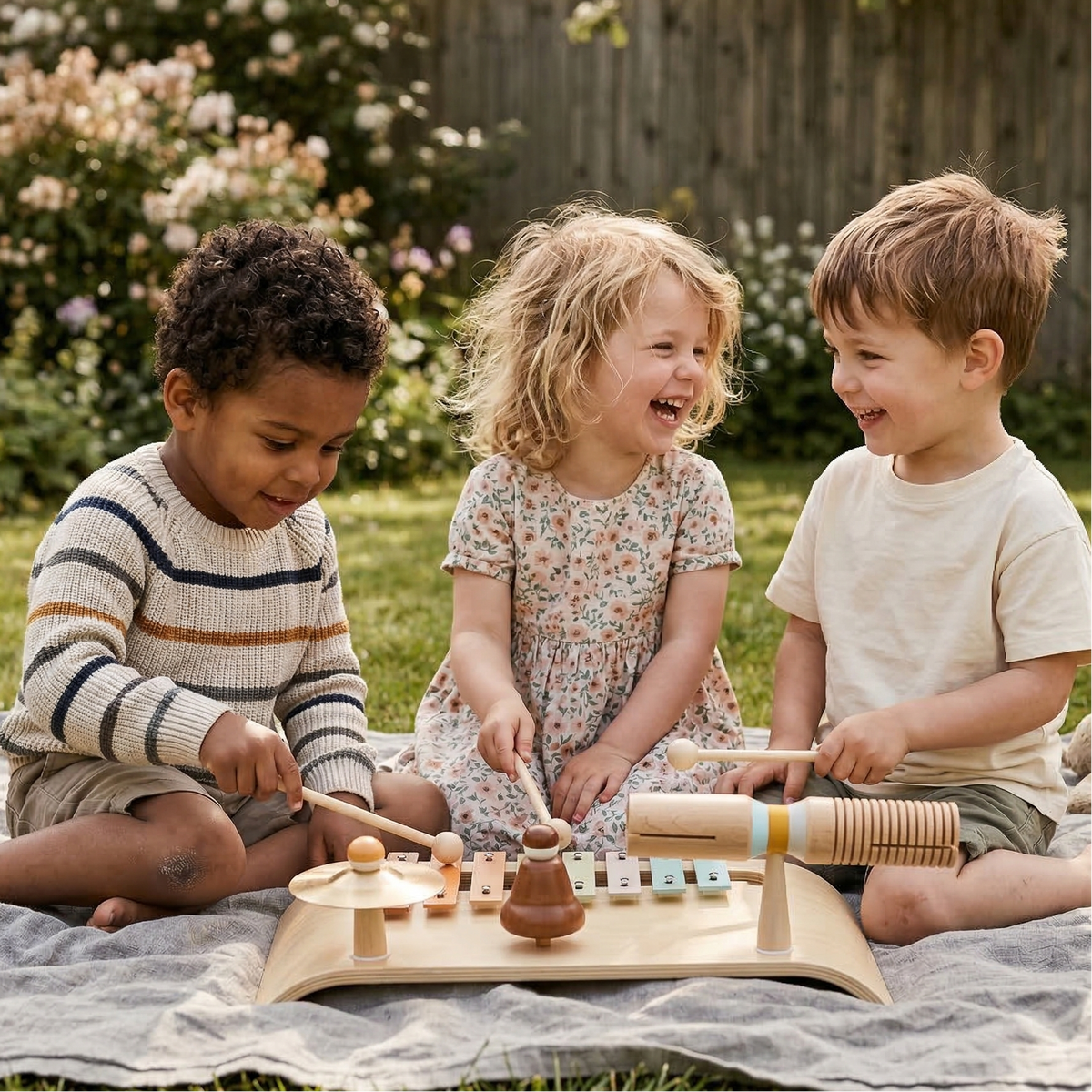 Montessori Drum Set 5-in-1 | The Rhythmic-Acoustic Hub