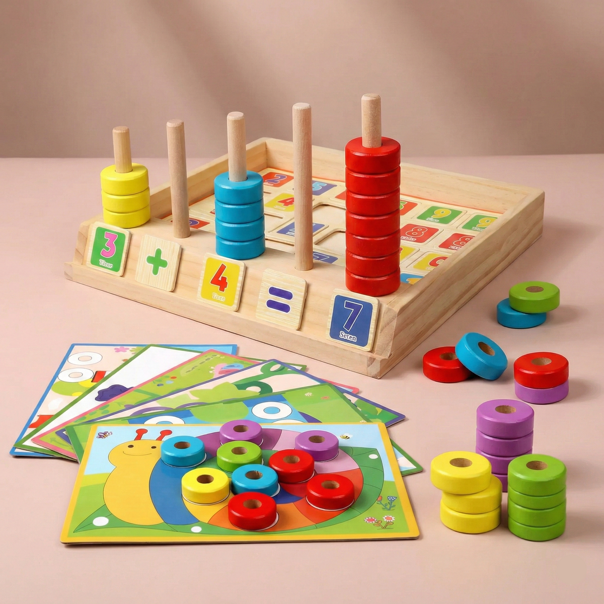 Montessori Math Toy 5-in-1 | The Numeracy Hub