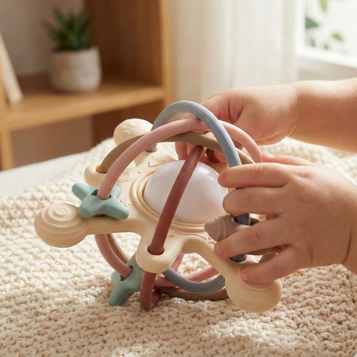 Infant Sensory Rattle Toy | The Celestial Sensory Core