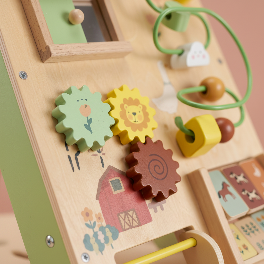 Wooden Baby Push Walker Montessori | The First-Stride Atelier