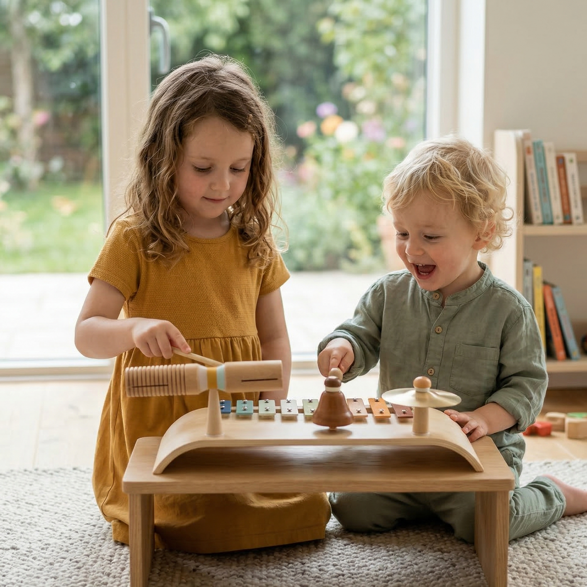 Montessori Drum Set 5-in-1 | The Rhythmic-Acoustic Hub
