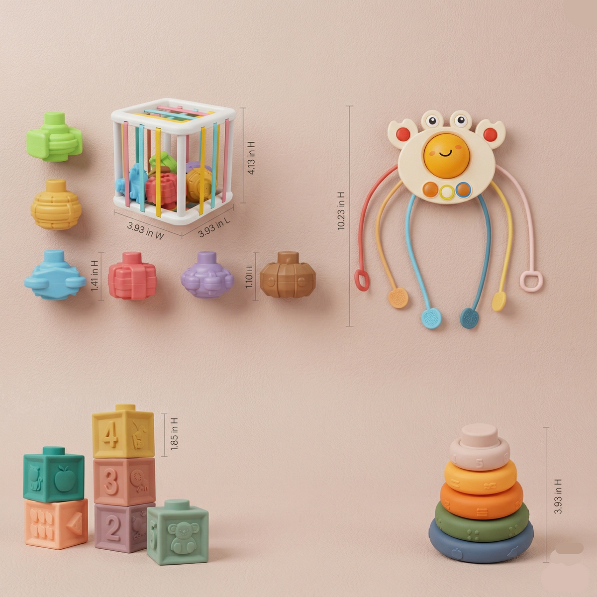 Montessori Baby Toy 4-in-1 | The Quad-Genesis