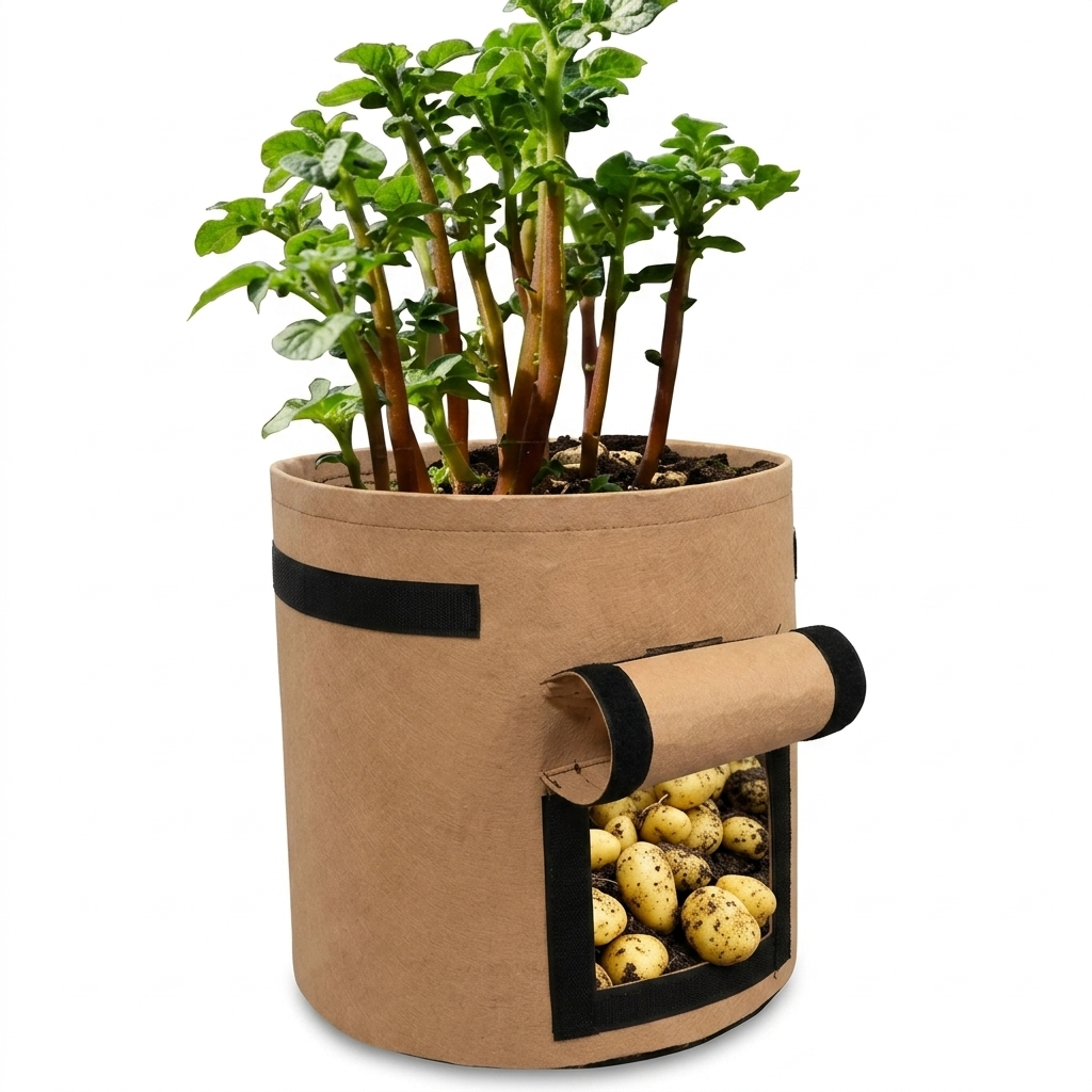 Breathable Plant Bag – Nurture Vibrant Roots for Easy Harvesting!