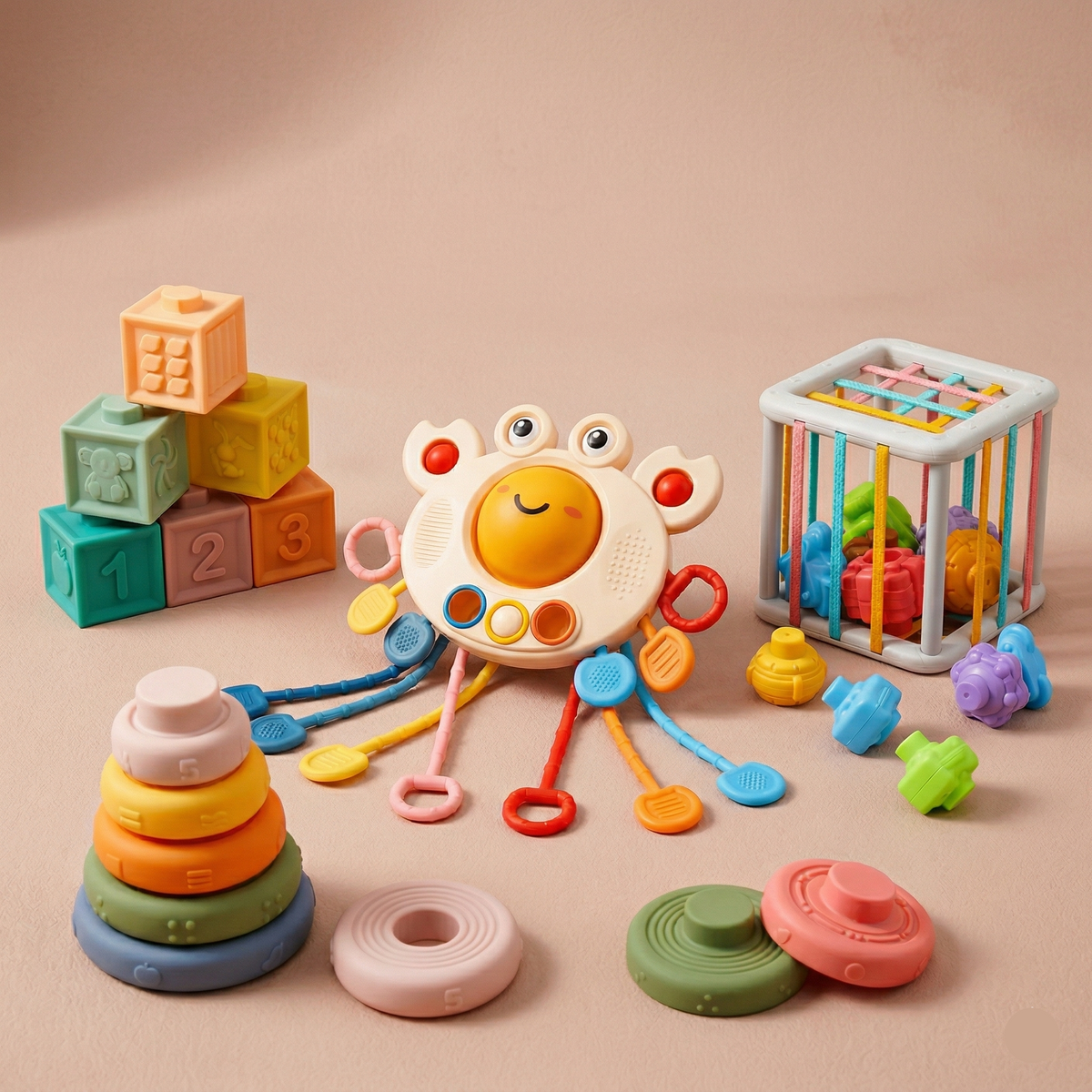 Montessori Baby Toy 4-in-1 | The Quad-Genesis