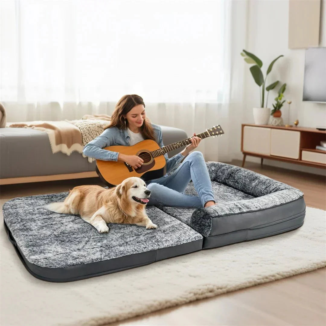 Large 180 cm Dog Bed for Pets and Their Humans